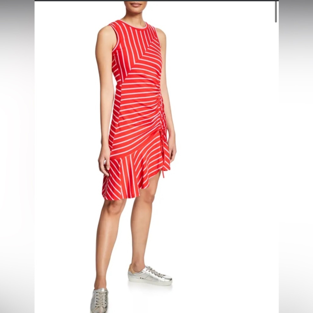 Parker Women's Lucia Ruched Skirt Midi Dress size small - Picture 4 of 10